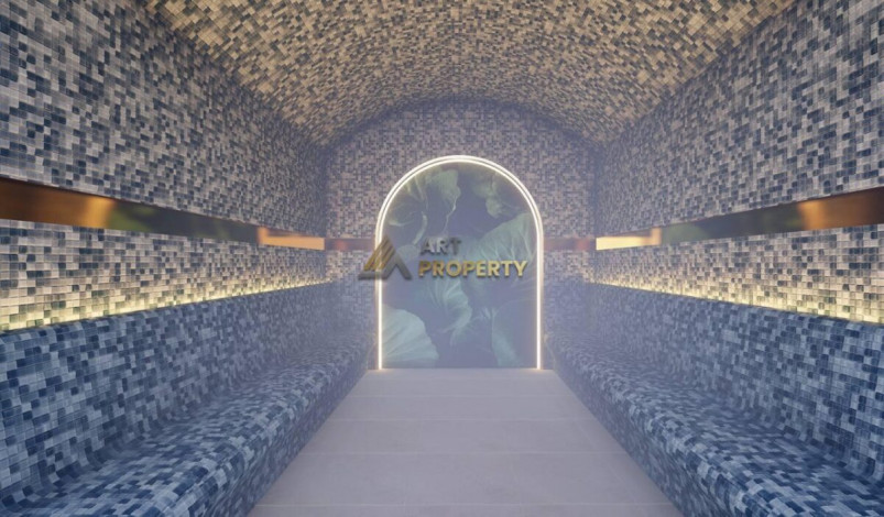 Квартира планировки 1+1, 40м2 в жилом комплексе на стадии строительства, Авсаллар - Ракурс 4