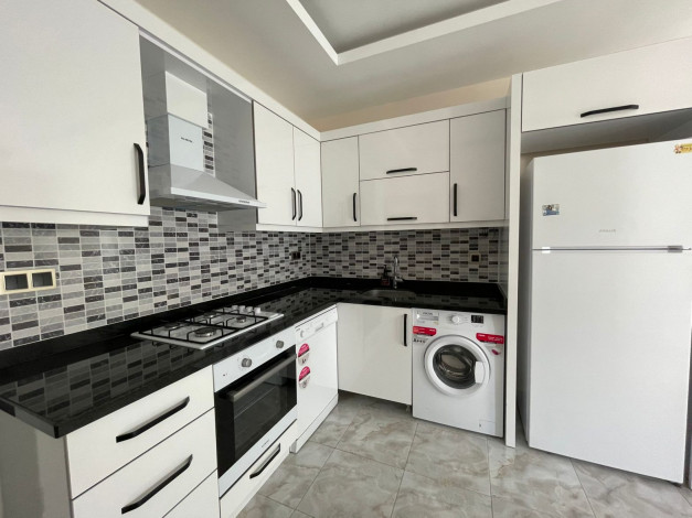 Меблированная светлая двухкомнатная квартира в центре района Оба, 50 м2 - Ракурс 8