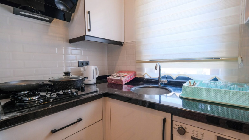 Меблированная квартира планировки 1+1, 60м2 в новом жилом комплексе, район Махмутлар - Ракурс 21