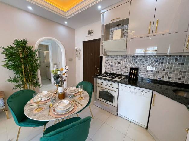 Меблированная квартира планировки 1+1, 60м2 в районе Оба - Ракурс 3