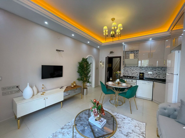 Меблированная квартира планировки 1+1, 60м2 в районе Оба - Ракурс 5