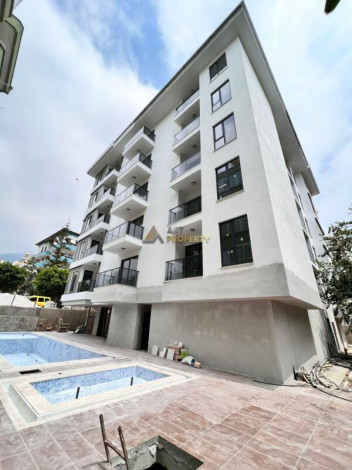 Апартаменты 1+1, 49м2 в новом жилом комплексе в центре города Аланья - Ракурс 19