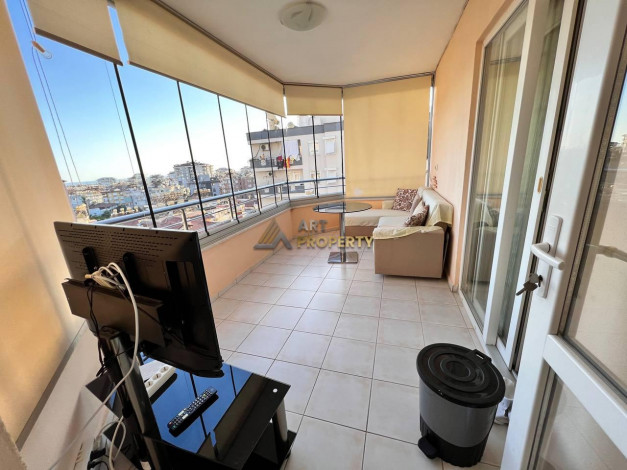 Квартира планировки 3+1, 185м2 с отдельной кухней с видом на море и крепость, центр Алании - Ракурс 20