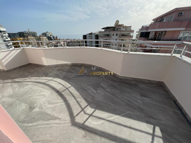 Меблированный пентхаус 4+1, 250м2 с видом на море в районе Махмутлар - Ракурс 5