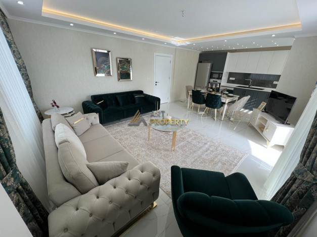 Меблированный пентхаус 4+1, 250м2 с видом на море в районе Махмутлар - Ракурс 12