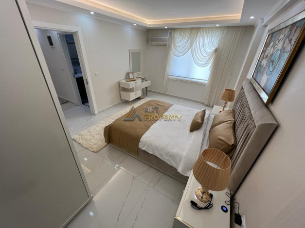 Меблированный пентхаус 4+1, 250м2 с видом на море в районе Махмутлар - Ракурс 19