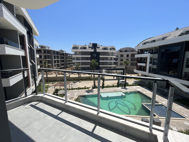 Апартаменты планировки 1+1, 40м2 в жилом комплексе на стадии строительства, район Оба - Ракурс 13