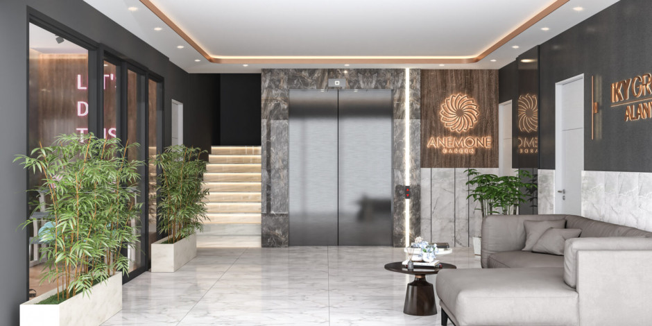 Апартаменты планировки 1+1, 40м2 в жилом комплексе на стадии строительства, район Оба - Ракурс 19