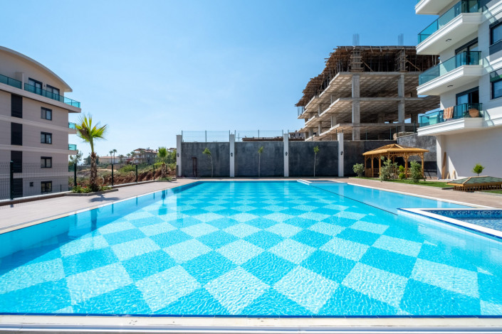 Квартира планировки 1+1, 47м2 в новом жилом комплексе района Оба - Ракурс 29