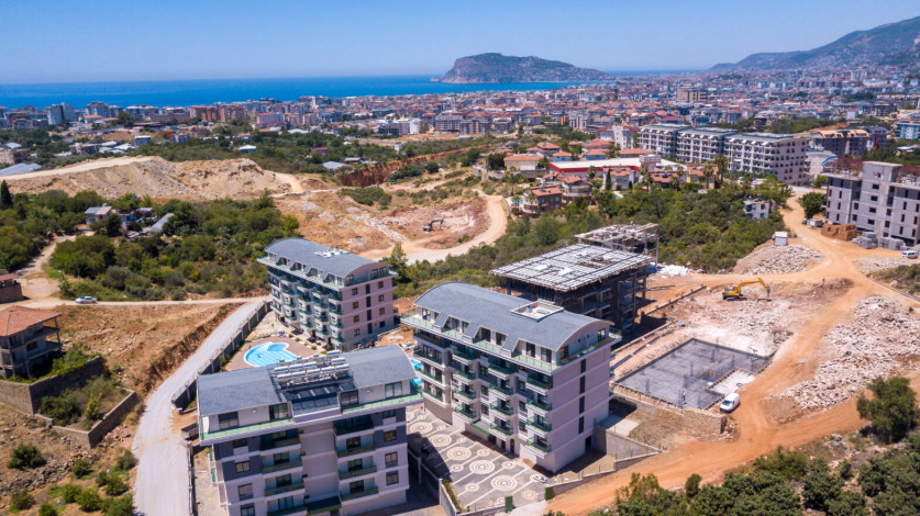 Квартира планировки 1+1, 47м2 в новом жилом комплексе района Оба - Ракурс 30