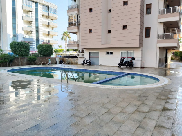 Большая квартира 3+1 с видом на море в районе Оба города Аланья, 135 м2 - Ракурс 43