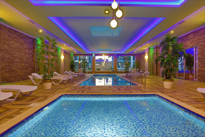 Двухуровневая квартира 4+1 вблизи от моря в районе Кестель, 225 м2 - Ракурс 34