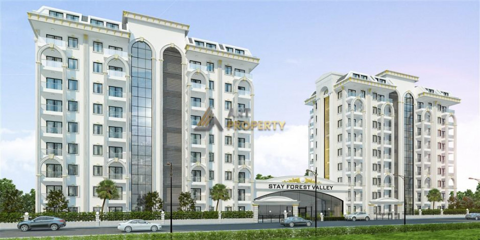 Новая квартира планировки 1+1, 42м2 в районе Авсаллар - Ракурс 14