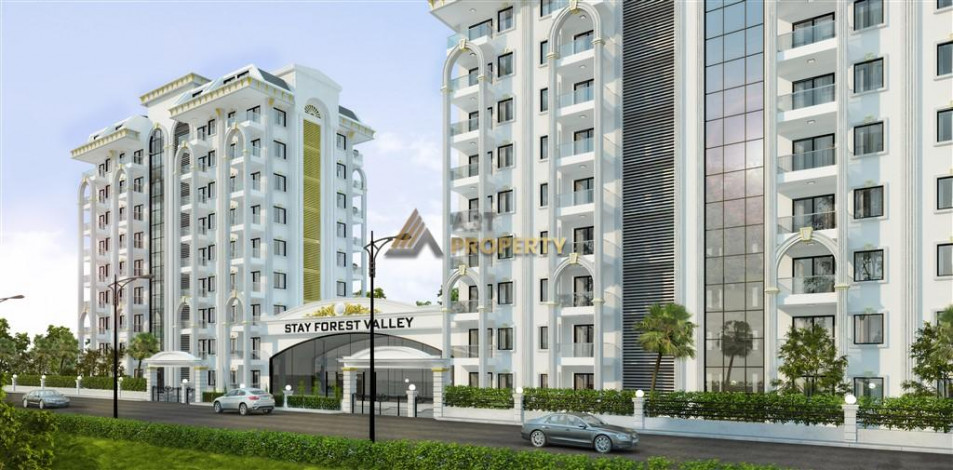 Новая квартира планировки 1+1, 42м2 в районе Авсаллар - Ракурс 15