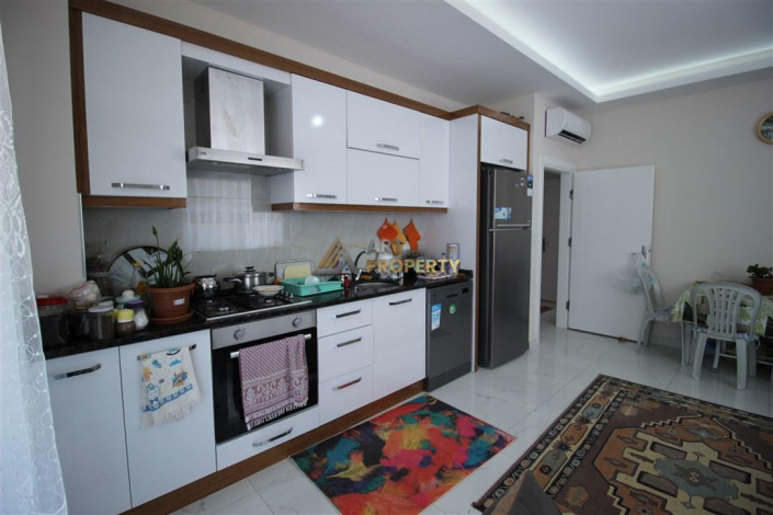 Квартира в 2+1 в пешей доступности от моря и городской инфраструктуры в районе Оба, 80 м2 - Ракурс 12