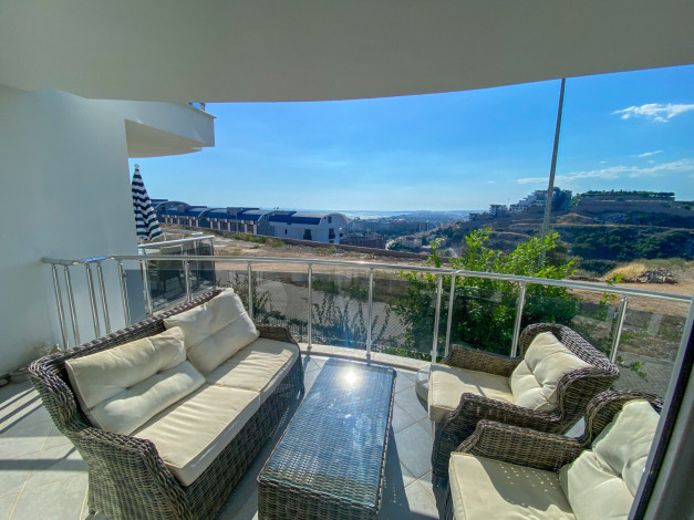 Апартаменты планировки 2+1, 100м2 в жилом комплексе с потрясающими видовыми характеристиками, Конаклы - Ракурс 28