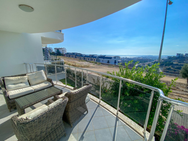 Апартаменты планировки 2+1, 100м2 в жилом комплексе с потрясающими видовыми характеристиками, Конаклы - Ракурс 31