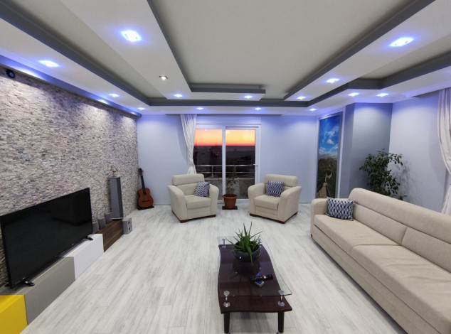 Меблированные апартаменты 2+1 с видом на море в Тосмуре, 100 м2 - Ракурс 10