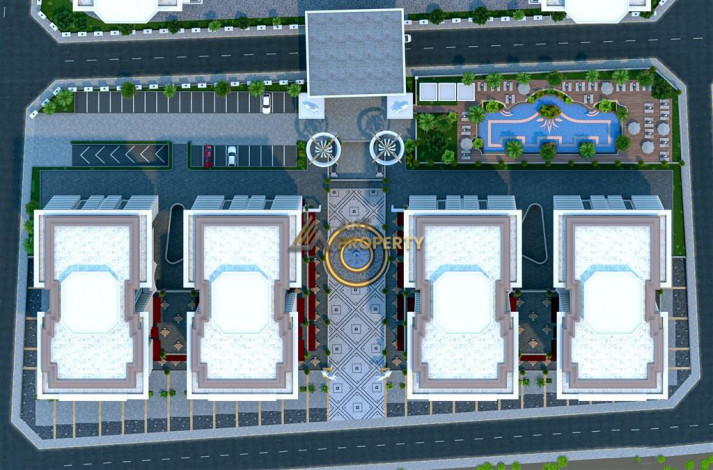 Меблированная квартира 1+1, 75м2 с видом на море в комплексе премиум класса, Махмутлар - Ракурс 14