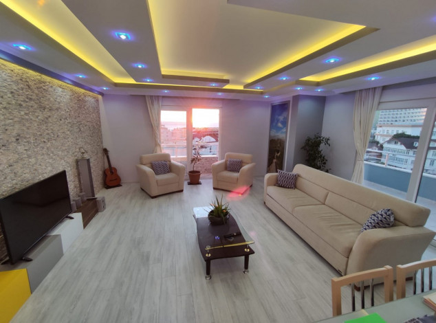 Меблированные апартаменты 2+1 с видом на море в Тосмуре, 100 м2 - Ракурс 14