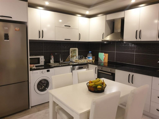 Просторная меблированная квартира планировки 1+1, 78м2 в районе Каргыджак - Ракурс 16