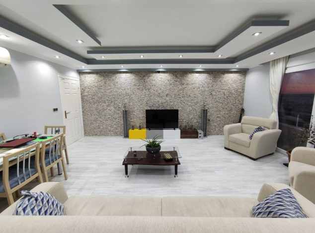 Меблированные апартаменты 2+1 с видом на море в Тосмуре, 100 м2 - Ракурс 15