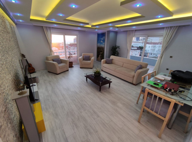 Меблированные апартаменты 2+1 с видом на море в Тосмуре, 100 м2 - Ракурс 16