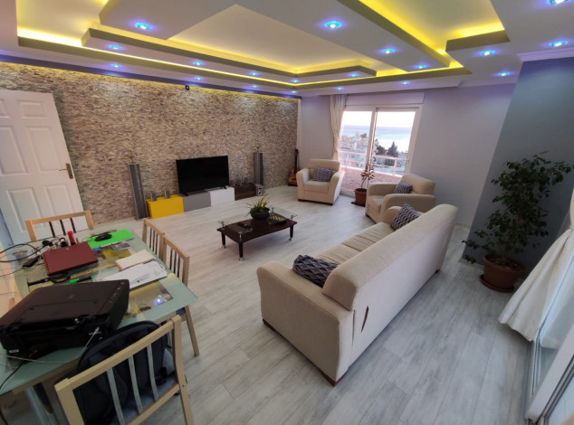 Меблированные апартаменты 2+1 с видом на море в Тосмуре, 100 м2 - Ракурс 24