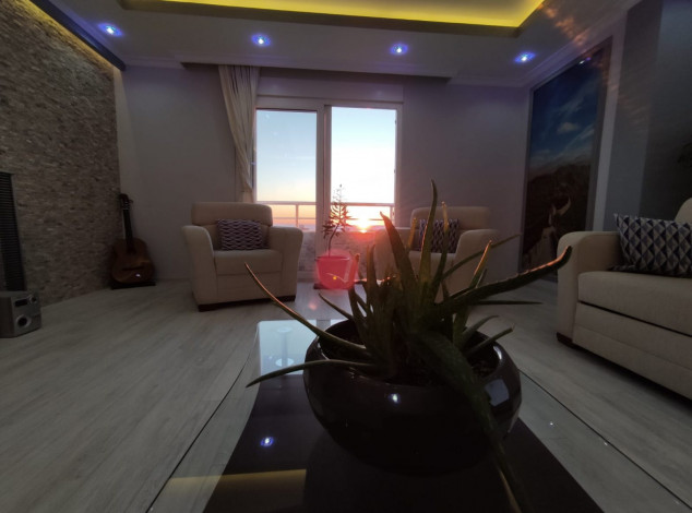 Меблированные апартаменты 2+1 с видом на море в Тосмуре, 100 м2 - Ракурс 25