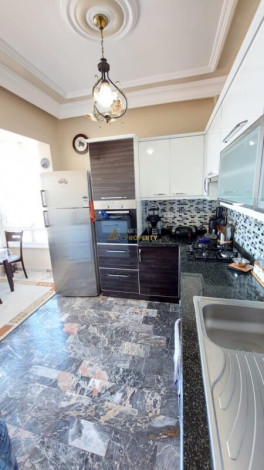 Квартира планировки 2+1, 95м2 с видом на море в центре города Аланья - Ракурс 15