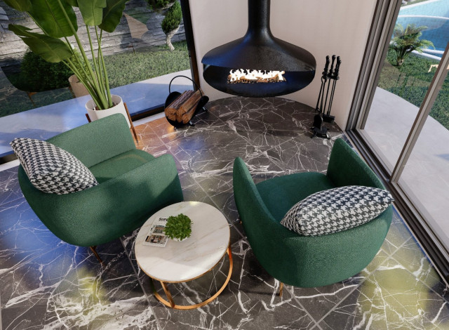 Две виллы ультра люкс с панорамными видами на стадии строительства, Каргыджак, 1000 м2 - Ракурс 5