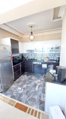 Квартира планировки 2+1, 95м2 с видом на море в центре города Аланья - Ракурс 19