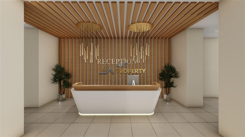 Апартаменты планировки 1+1, 51м2 в ЖК на стадии строительства, район Махмутлар - Ракурс 8