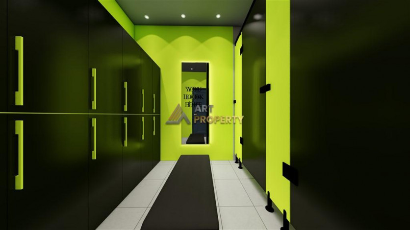 Апартаменты планировки 1+1, 51м2 в ЖК на стадии строительства, район Махмутлар - Ракурс 12