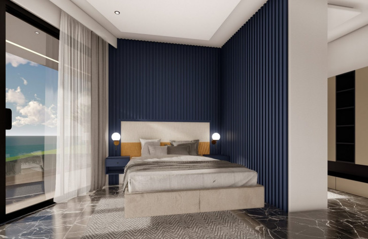 Две виллы ультра люкс с панорамными видами на стадии строительства, Каргыджак, 1000 м2 - Ракурс 13