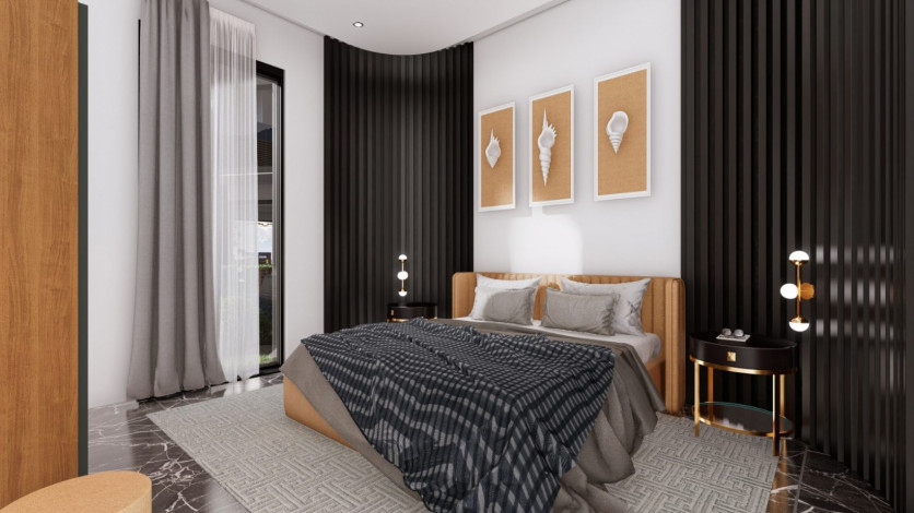 Две виллы ультра люкс с панорамными видами на стадии строительства, Каргыджак, 1000 м2 - Ракурс 15