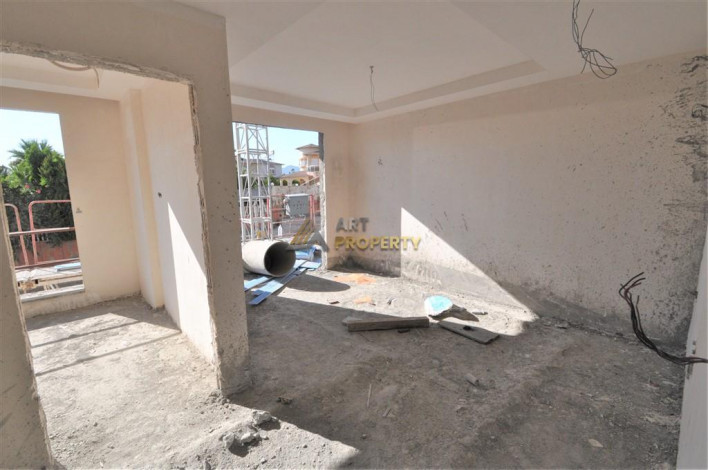 Апартаменты планировки 1+1, 51м2 в ЖК на стадии строительства, район Махмутлар - Ракурс 45