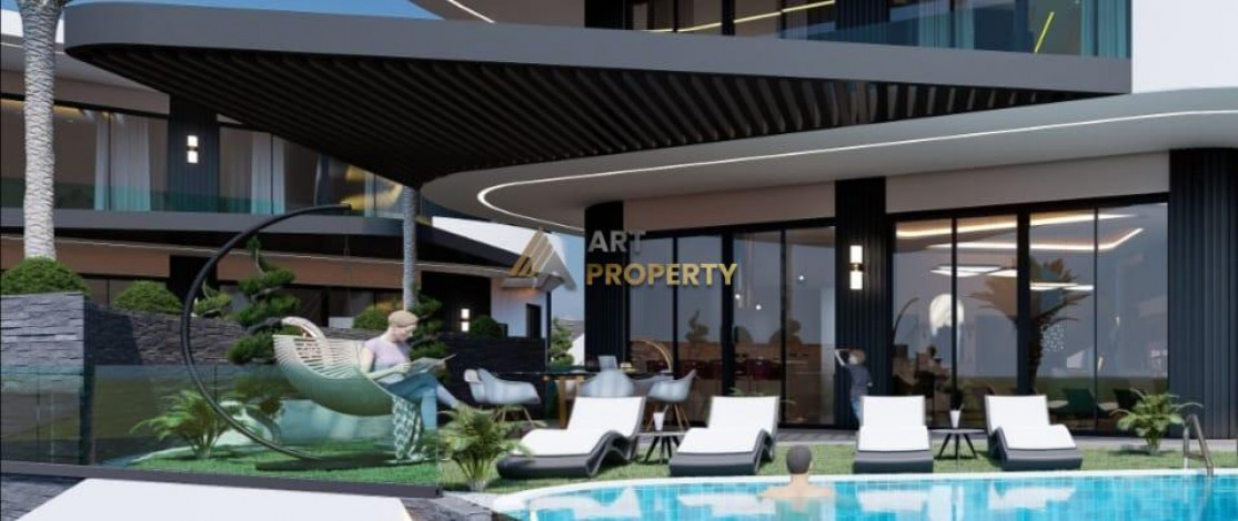 Две виллы ультра люкс с панорамными видами на стадии строительства, Каргыджак, 1000 м2 - Ракурс 18