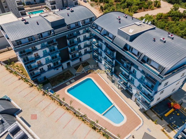 Меблированная квартира планировки 1+1, 46м2 в районе Оба - Ракурс 24