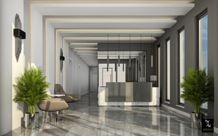 Новый жилой комплекс с апартаментами 3+1 в центральной части города Аланья - Ракурс 3