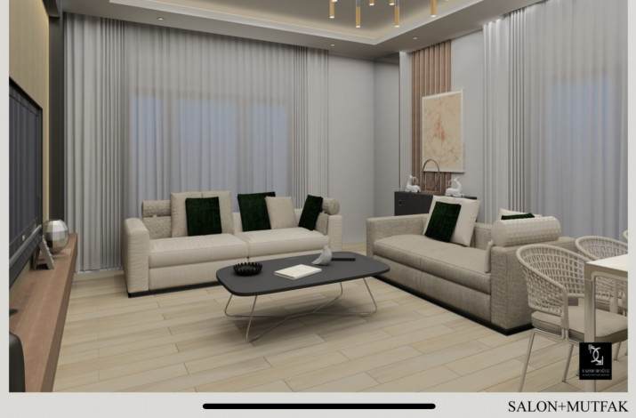 Новый жилой комплекс с апартаментами 3+1 в центральной части города Аланья - Ракурс 12