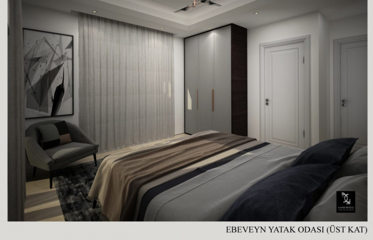 Новый жилой комплекс с апартаментами 3+1 в центральной части города Аланья - Ракурс 17