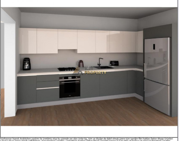 Новый жилой комплекс с апартаментами 3+1 в центральной части города Аланья - Ракурс 20