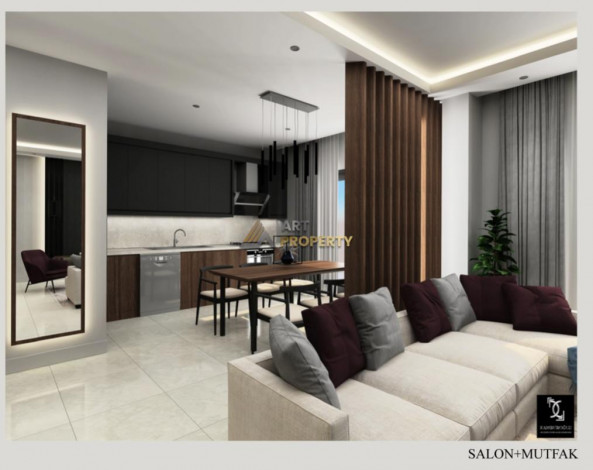 Новый жилой комплекс с апартаментами 3+1 в центральной части города Аланья - Ракурс 23