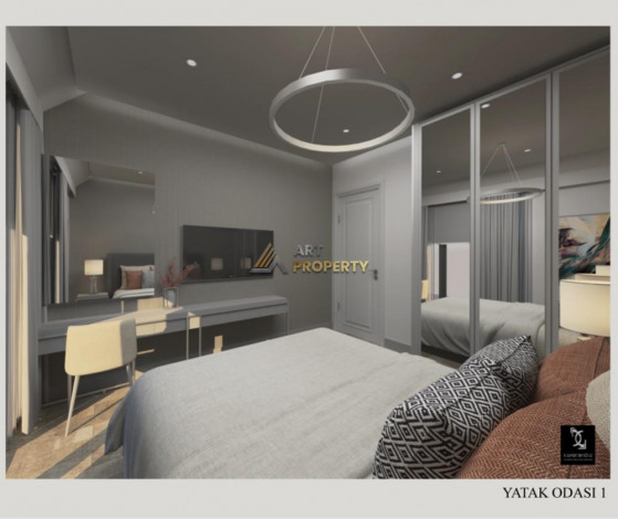 Новый жилой комплекс с апартаментами 3+1 в центральной части города Аланья - Ракурс 28