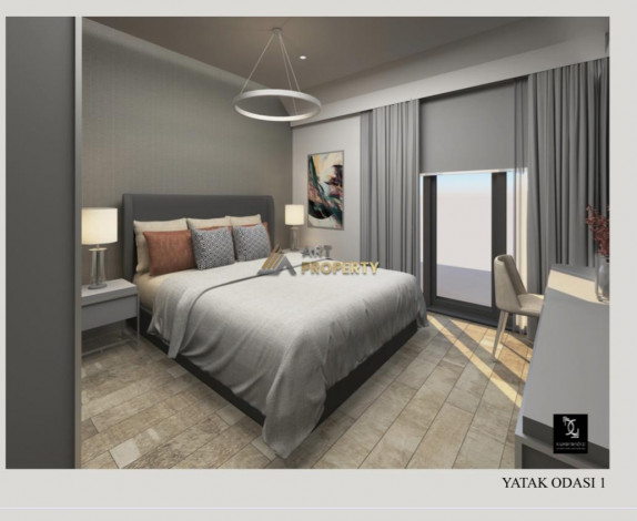 Новый жилой комплекс с апартаментами 3+1 в центральной части города Аланья - Ракурс 30