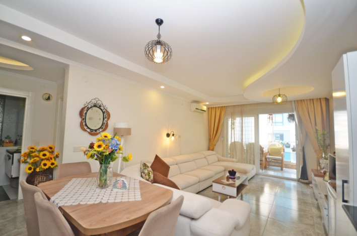 Апартаменты планировки 1+1, 70м2 в ЖК с богатой инфраструктурой, район Джикджилли - Ракурс 12