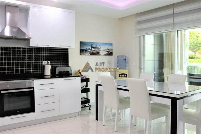 Уютный меблированный пентхаус 3+1, 150м2 в район Кестель - Ракурс 10