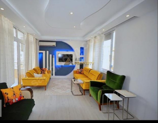 Трехкомнатная меблированная квартира в 50 метрах от моря в Махмутлар, 130м2 - Ракурс 3