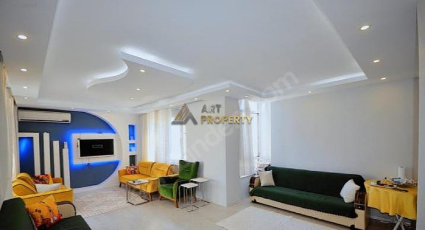 Трехкомнатная меблированная квартира в 50 метрах от моря в Махмутлар, 130м2 - Ракурс 5